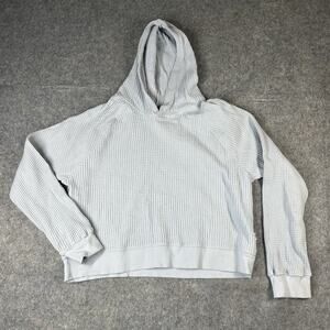 The North Face Chabot Hoodie Womens Small Light Pale Blue Pullover Granola